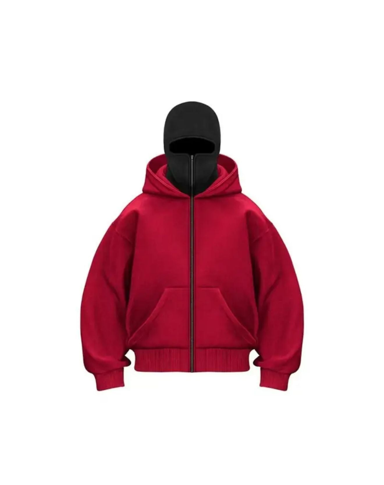 Chaqueta tipo pasamontañas cortavientos con capucha